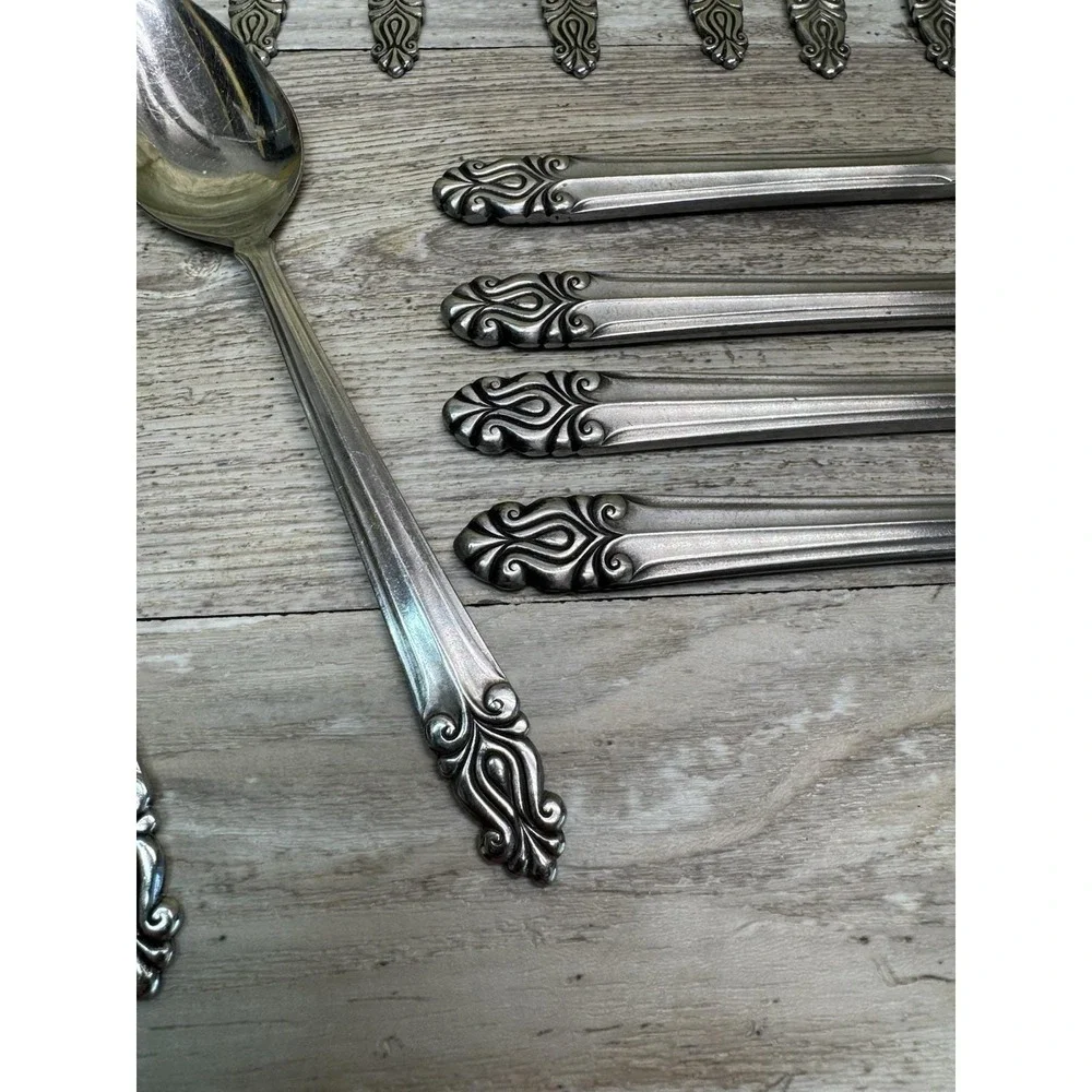 18 Japan National Stainless NST10  Flatware Forks Spoons